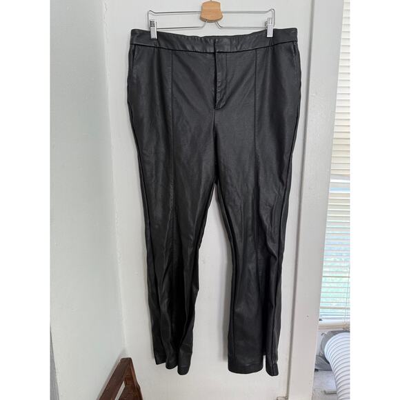 Eloquii Women's Plus Faux Leather Pants | Size 16 - Picture 1 of 4